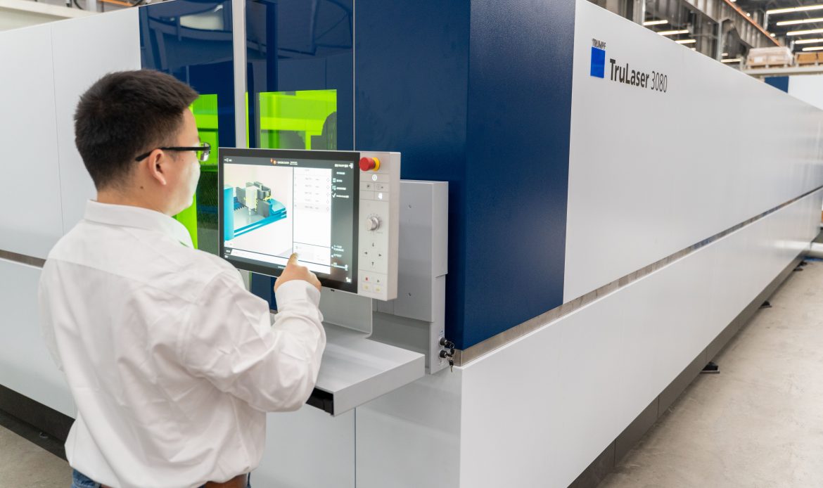 TRUMPF lança TruLaser 3080 fiber para corte de chapas extra grandes